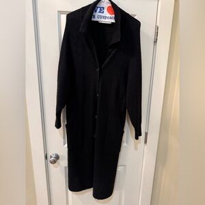 Aritzia The Group Babaton black sweater cardigan